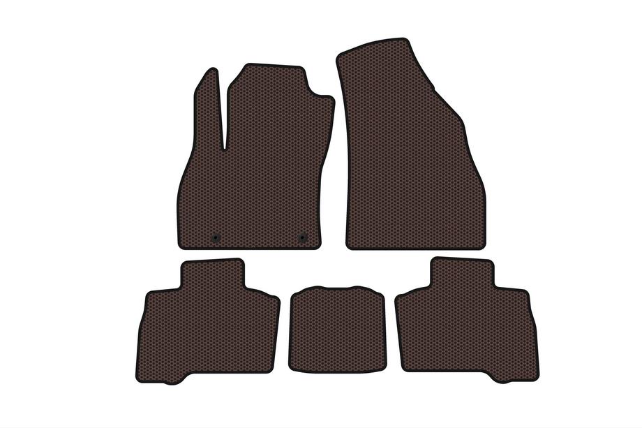 Fiat Fiorino/Qubo 2008-2024 Dywaniki gumowe Carsuit (do Qubo, 2016+, brązowe) Zdjęcia 1