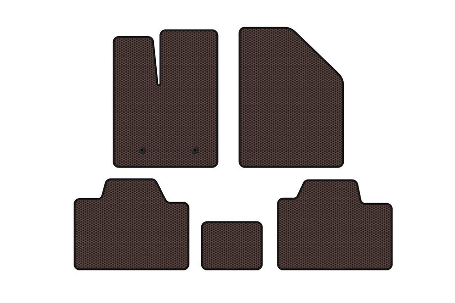Ford Edge 2006-2014 Gumowe Dywaniki Carsuit (Brązowe) Zdjęcia 1