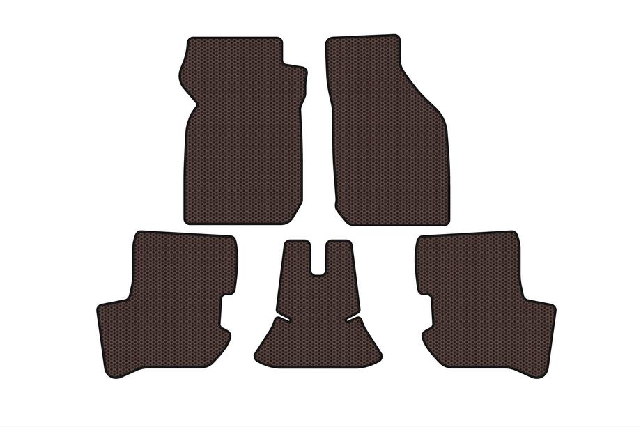 Ford Ka 1996-2008 Gumowe dywaniki Carsuit (HB, brązowe) Image