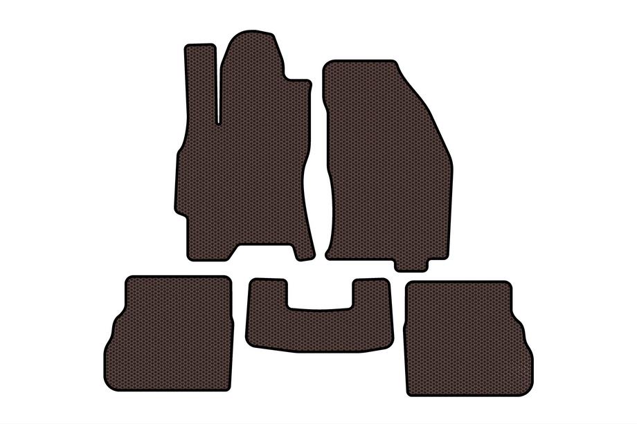Ford Mondeo 1996-2001 Gumowe Dywaniki Carsuit (SD, Brązowe) Image