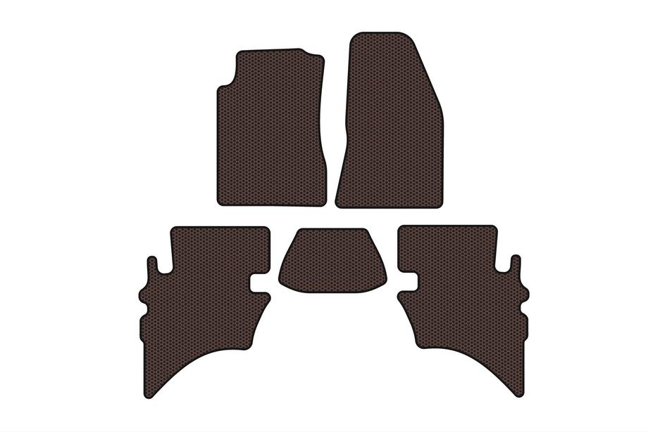Ford Ranger 2002-2006 Gumowe Dywaniki Carsuit (Brązowe) Image