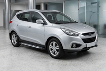 Hyundai IX-35 2010-2015 Progi Boczné Sunrise (2 szt., Aluminium) zdjęcia 1