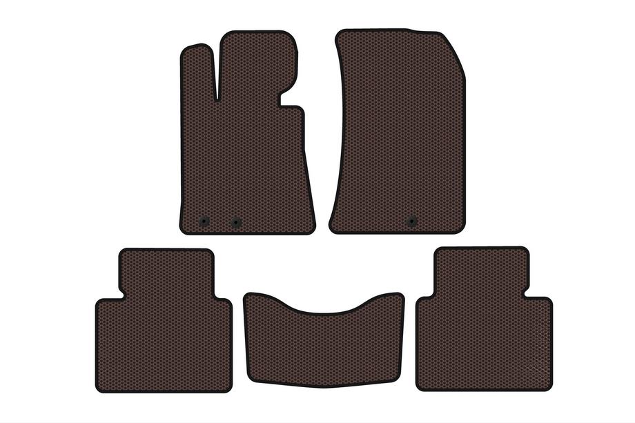 Hyundai Genesis BH 2008-2013 Gumowe Dywaniki Carsuit (Brązowe) Image