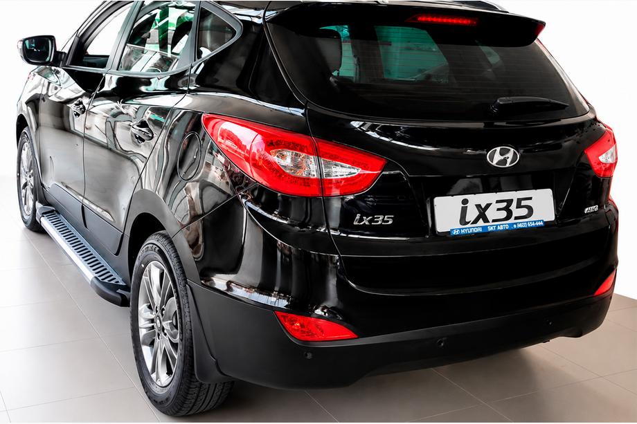 Hyundai IX-35 2010-2015 Progi Boczne Line (2 szt., Aluminium) Image
