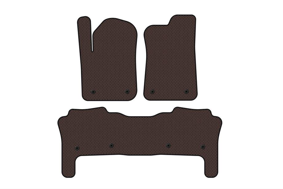 Infiniti QX56 2010-2013 Gumowe Dywaniki Carsuit (Brązowe) Image