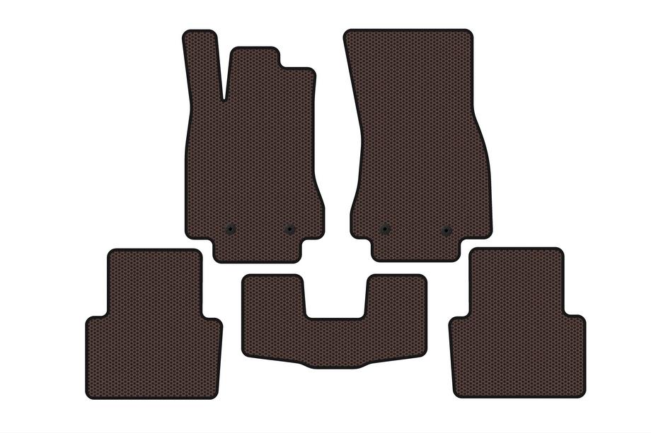 Jaguar XF 2009-2016 Gumowe Dywaniki Carsuit (Brązowe) Image
