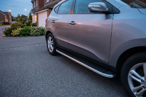 Hyundai IX-35 2010-2015 Progi Boczne Tayga Grey (2 szt., Aluminium) zdjęcia 1
