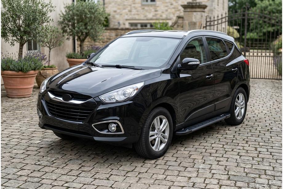 Hyundai IX-35 2010-2015 Progi Boczne RedLine Black (2 szt., Aluminium) Image
