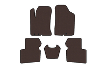 Kia Cerato 2 2010-2013 Gumowe Dywaniki Carsuit (SD, Brązowe) zdjęcia 1