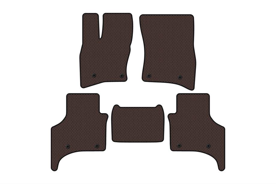 Land Rover Defender 2019- Gumowe dywaniki Carsuit (5-drzwiowy, brązowy) Image