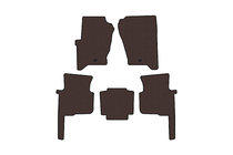 Land Rover Discovery III 2004–2009 Gumowe Dywaniki Carsuit (Brązowe) zdjęcia 1