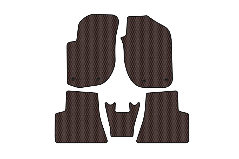 Land Rover Freelander I 1997-2006 Gumowe Dywaniki Carsuit (Brązowe) Zdjęcia 1