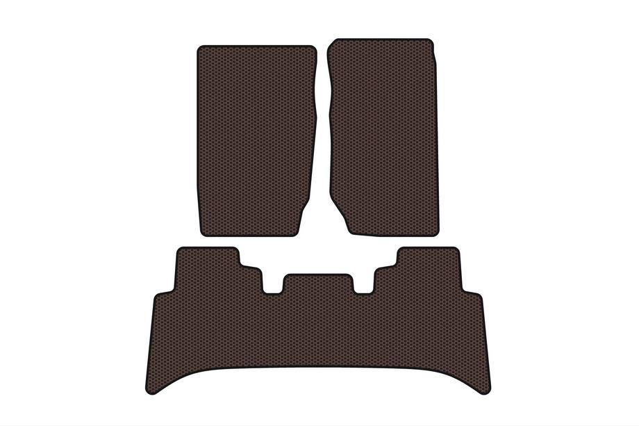 Range Rover II P38A 1997-2002 Gumowe Dywaniki Carsuit (Brązowe) Image
