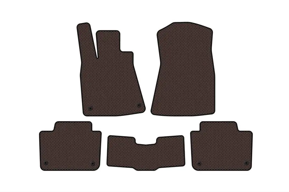 Lexus GS 2005-2011 Gumowe Dywaniki Carsuit (SD, Brązowe) Image