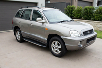 Hyundai Santa Fe 1 2000-2006 Progi Boczné Duru (2 szt., Aluminium) zdjęcia 1
