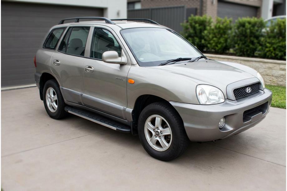 Hyundai Santa Fe 1 2000-2006 Progi Boczné Duru (2 szt., Aluminium) Image
