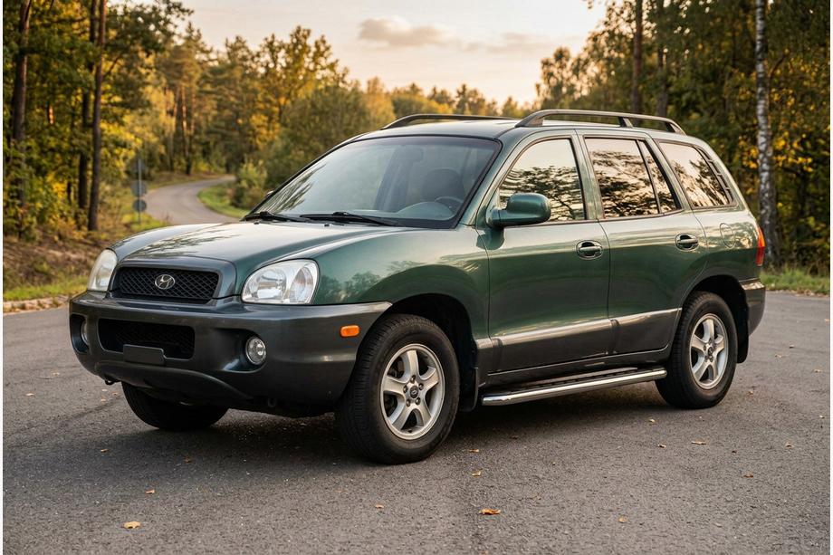Hyundai Santa Fe 1 2000-2006 Progi Boczne Maydos V1 (2 szt., Aluminium i Stal Nierdzewna) Image