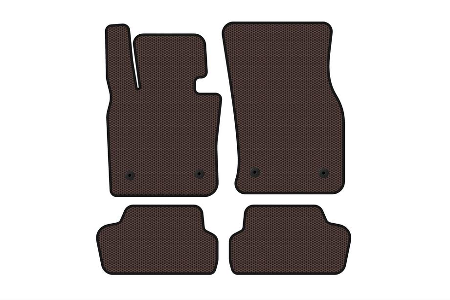 Mini Cooper F55/56/57 2014-2023 Gumowe dywaniki Carsuit (do F56, brązowe) Image