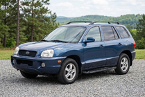 Hyundai Santa Fe 1 2000-2006 Progi Boczne RedLine Black (2 szt., Aluminium) zdjęcia 1