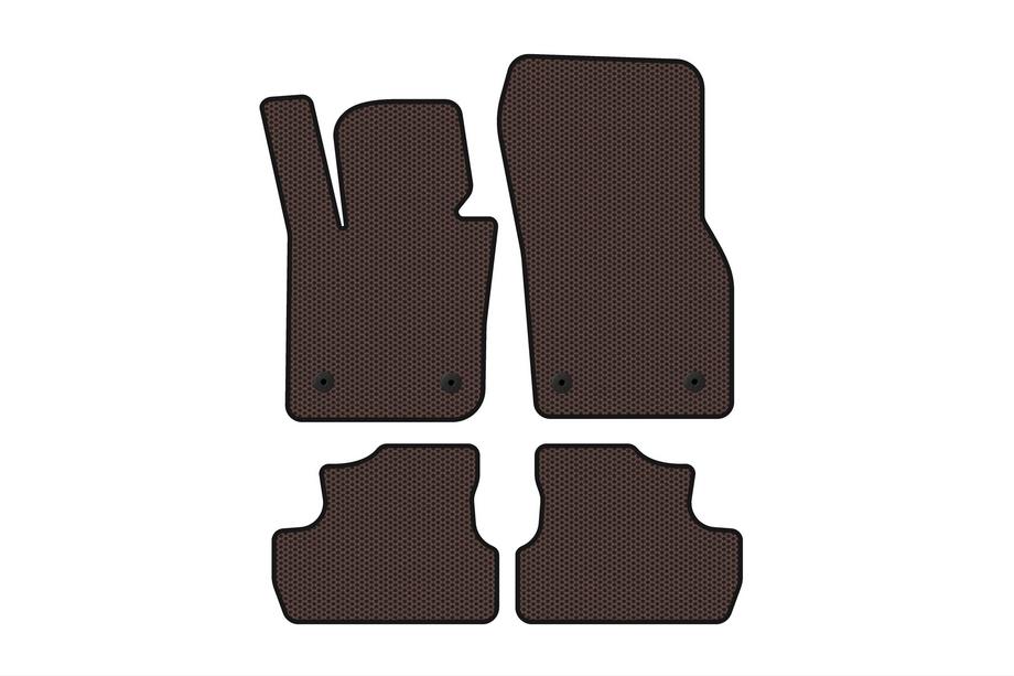 Mini Cooper F55/56/57 2014-2023 Gumowe dywaniki Carsuit (do S F56, brązowe) Image