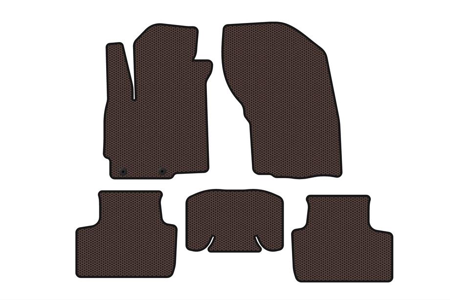 Mitsubishi ASX 2010-2023 Gumowe Dywaniki Carsuit (2019-2023, Brązowe) Image