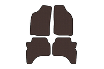 Mitsubishi L200 1996-2006 Gumowe Dywaniki Carsuit (Brązowe) zdjęcia 1