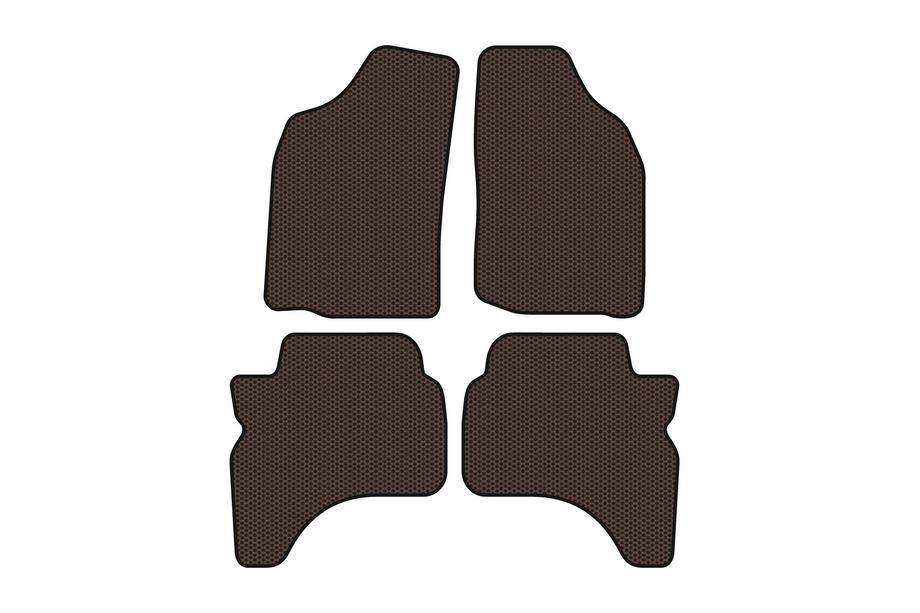Mitsubishi L200 1996-2006 Gumowe Dywaniki Carsuit (Brązowe) Image