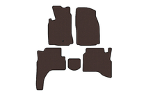 Mitsubishi Pajero Sport 1996-2007 Gumowe Dywaniki Carsuit (Brązowe) zdjęcia 1
