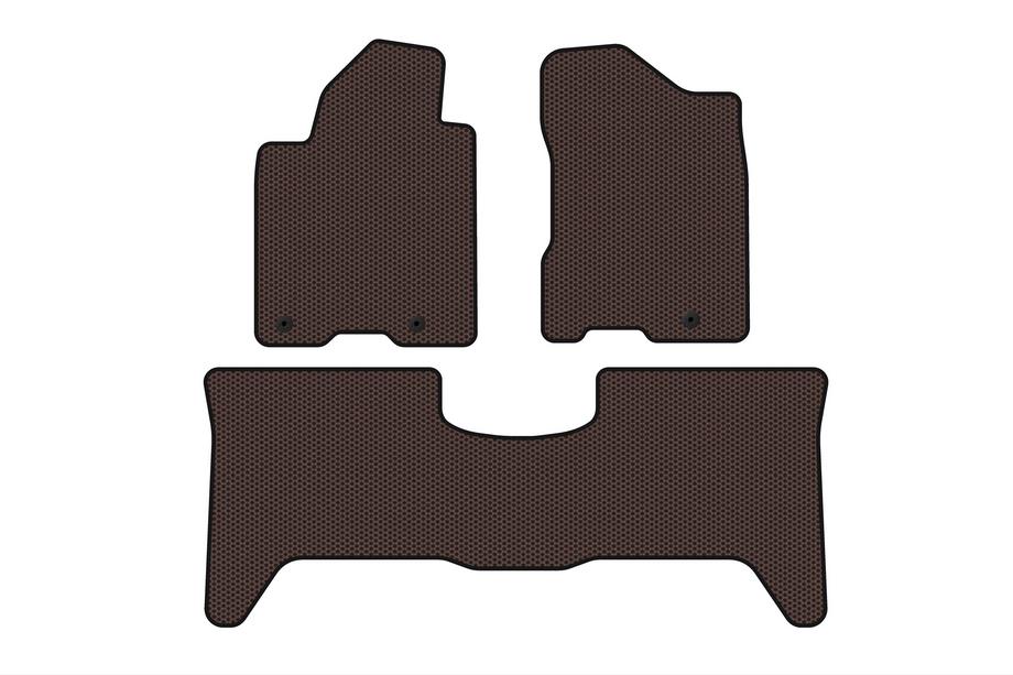 Nissan Armada 2003-2015 Gumowe dywaniki Carsuit (2 rzędy, 2003-2008 brązowe) Image