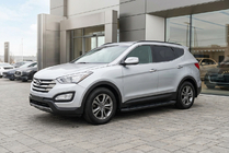 Hyundai Santa Fe 3 2012-2018 Progi Boczné Allmond Black (2 szt., Aluminium) zdjęcia 1