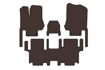 Nissan Quest 2011-2017 Dywaniki gumowe Carsuit (2 rzędy, 7-osobowy, brązowe) zdjęcia 1