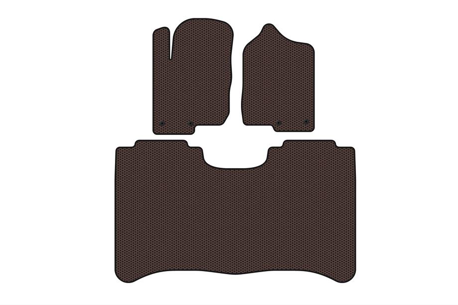 Nissan Titan 2004-2011 Gumowe Dywaniki Carsuit (Brązowe) Image