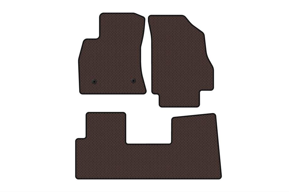 Opel Combo 2012-2018 Gumowe Dywaniki Carsuit (Brązowe) Image