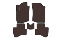 Peugeot 108 2014-2021 Gumowe dywaniki Carsuit (HB, brązowe) zdjęcia 1
