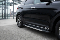 Hyundai Santa Fe 3 2012-2018 Progi Boczné RedLine V1 (2 szt., Aluminium) zdjęcia 1