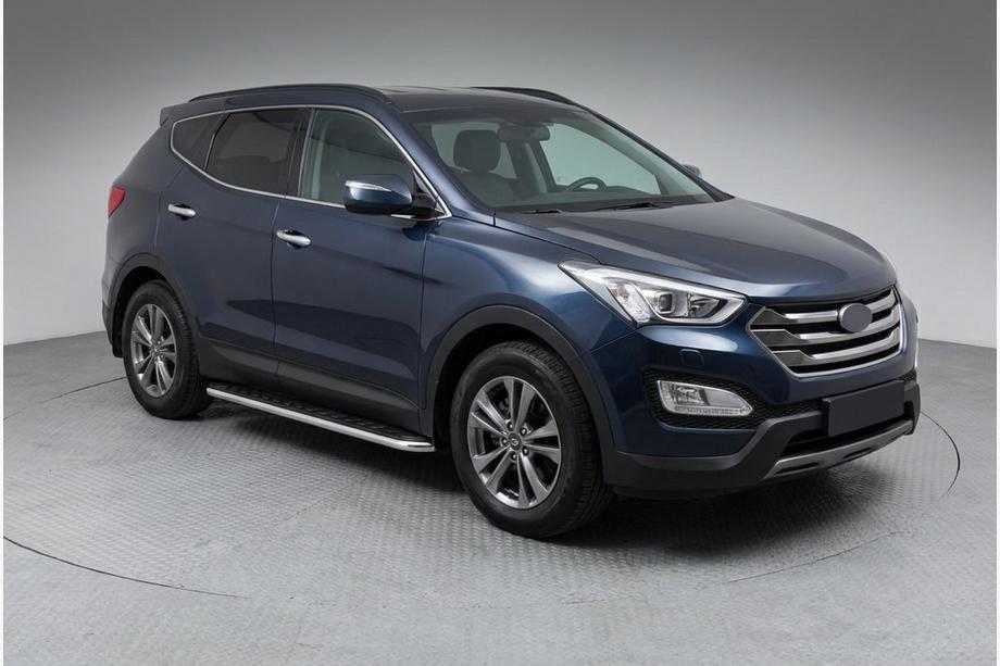 Hyundai Santa Fe 3 2012-2018 Progi Boczne Maydos V1 (2 szt., Aluminium i Stal Nierdzewna) Image