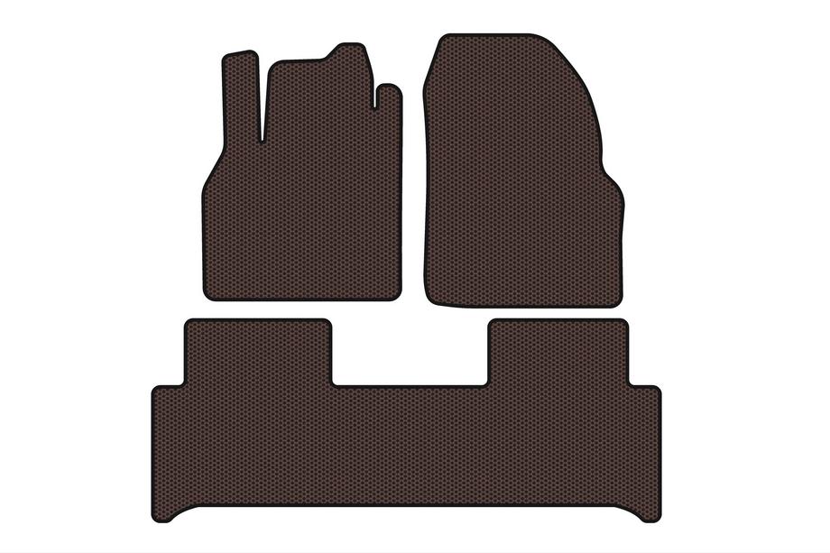 Renault Scenic/Grand 2003-2009 Gumowe Dywaniki Carsuit (Brązowe) Image