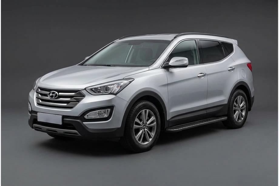 Hyundai Santa Fe 3 2012-2018 Progi Boczné Bosphorus Black (2 szt., Aluminium) Image