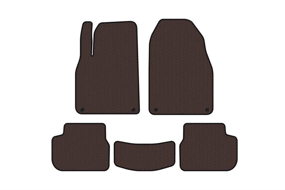 Saab 9-3 2002-2014 Gumowe Dywaniki Carsuit (Brązowe) Image
