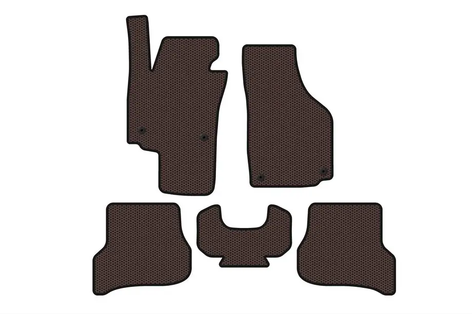 Seat Altea 2004-2015 Gumowe Dywaniki Carsuit (Brązowe) Image