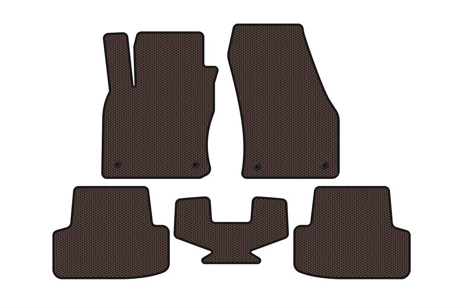 Seat Ateca 2016- Gumowe Dywaniki Carsuit (Brązowe) Image