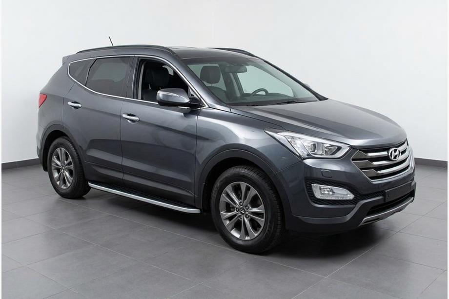 Hyundai Santa Fe 3 2012-2018 Progi Boczne Tayga Grey (2 szt., Aluminium) Image