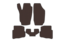 Seat Ibiza 2002-2009 Gumowe Dywaniki Carsuit (Brązowe) zdjęcia 1