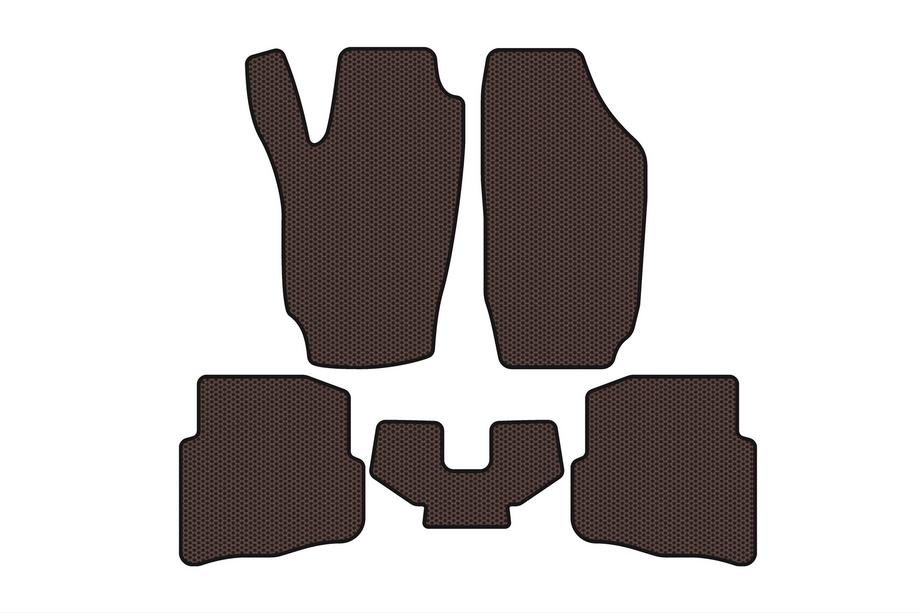 Seat Ibiza 2002-2009 Gumowe Dywaniki Carsuit (Brązowe) Image