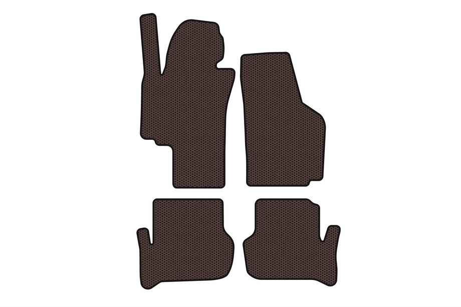 Seat Toledo 2005-2012 Gumowe Dywaniki Carsuit (Brązowe) Image