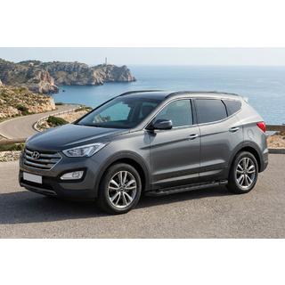 Progi Boczne RedLine Black (2 szt., Aluminium) Hyundai Santa Fe 3 2012-2018 zdjęcia 1