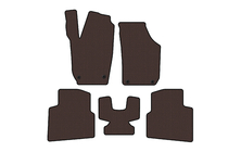 Skoda Roomster 2006-2015 Gumowe Dywaniki Carsuit (Brązowe) zdjęcia 1