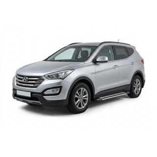 Progi Boczné Rainbow (2 szt., Aluminium) Hyundai Santa Fe 3 2012-2018 zdjęcia 1