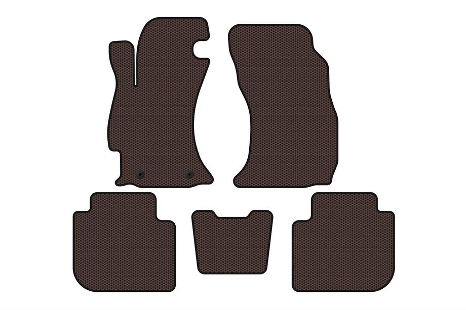 Subaru Forester 2013-2018 Dywaniki gumowe Carsuit (2013-2017, brązowe) Image