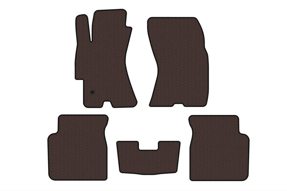 Subaru Outback 2005-2009 Gumowe Dywaniki Carsuit (Brązowe) Image